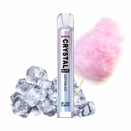 Προϊόντα Disposables Με Νικοτίνη Crystal Bar Cotton Candy Ice 20mg Skunk Brothers