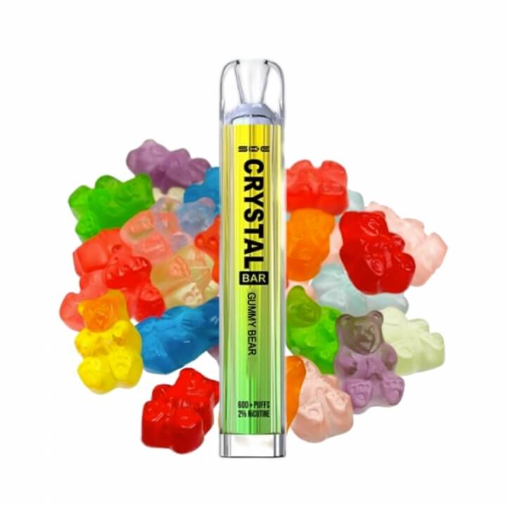 Προϊόντα Disposables Με Νικοτίνη Crystal Bar Gummy Bear 20mg Skunk Brothers