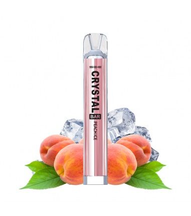 Προϊόντα Disposables Με Νικοτίνη Crystal Bar Peach Ice 20mg Skunk Brothers